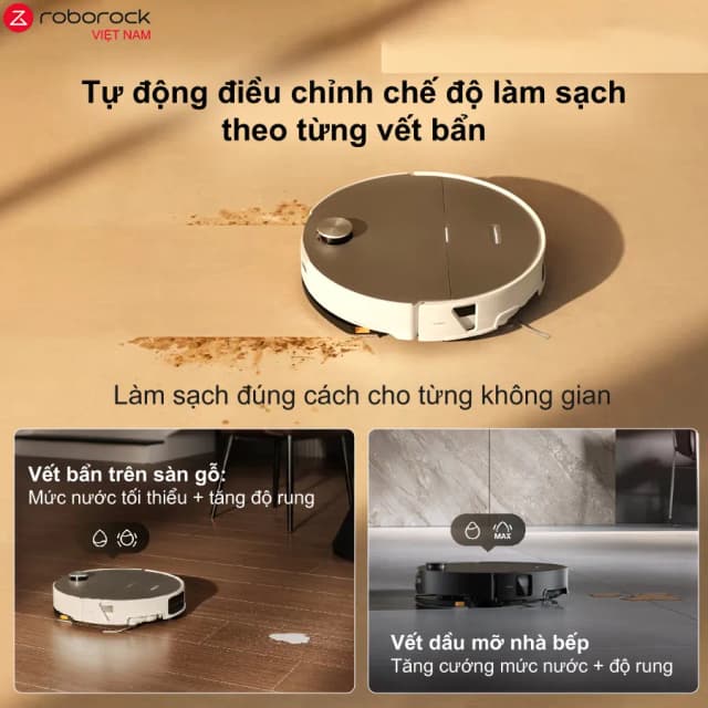 Robot hút bụi lau nhà Roborock Saros 20 Sonic Complete - Trắng - Ảnh 2