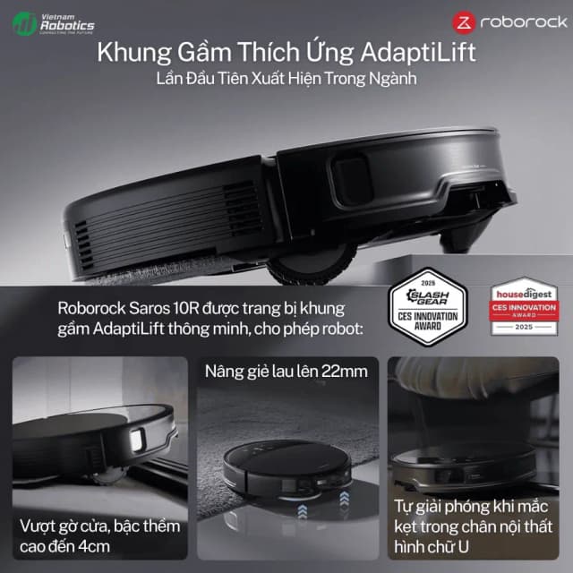 Top 1 so sánh giá Robot hút bụi lau nhà Roborock Saros 20 Sonic Complete - Trắng - Tìm sản phẩm giá rẻ nhất - Ảnh 15