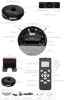 So sánh giá Robot hút bụi lau nhà Shimono XR530 - Tìm sản phẩm giá rẻ nhất - Ảnh 12