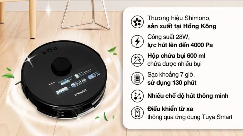 So sánh giá Robot hút bụi lau nhà Shimono XR530 - Tìm sản phẩm giá rẻ nhất - Ảnh 4