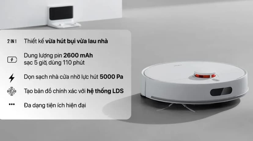 So sánh giá Robot hút bụi lau nhà Xiaomi S40C - Tìm sản phẩm giá rẻ nhất - Ảnh 10