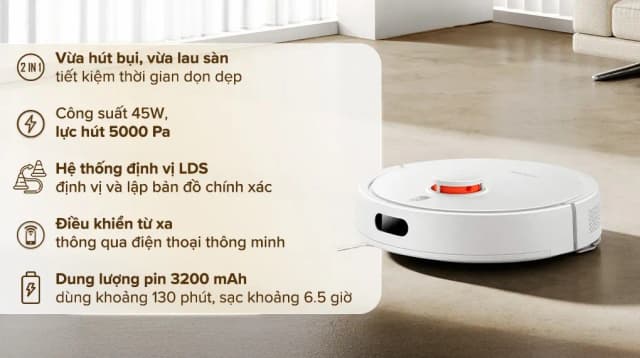 So sánh giá Robot hút bụi lau nhà Xiaomi Vacuum S20 rẻ nhất? - Ảnh 5