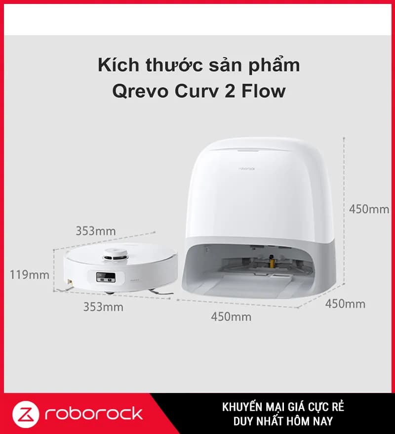 So sánh giá Robot hút bụi Roborock Qrevo Curv 2 Flow - Tìm sản phẩm giá rẻ nhất - Ảnh 19