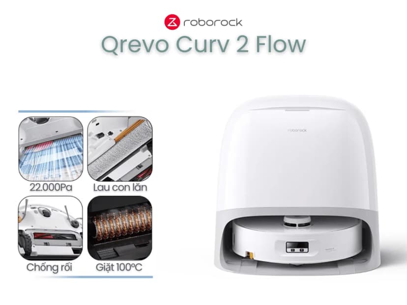 So sánh giá Robot hút bụi Roborock Qrevo Curv 2 Flow - Tìm sản phẩm giá rẻ nhất - Ảnh 9