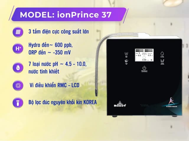 Top 1 so sánh giá Máy lọc nước điện giải ion kiềm ROBOT IonPrince 37X 3 tấm điện cực - Tìm sản phẩm giá rẻ nhất - Ảnh 2