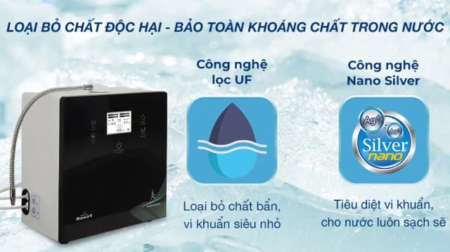 Top 1 so sánh giá Máy lọc nước điện giải ion kiềm ROBOT IonPrince 37X 3 tấm điện cực - Tìm sản phẩm giá rẻ nhất - Ảnh 12
