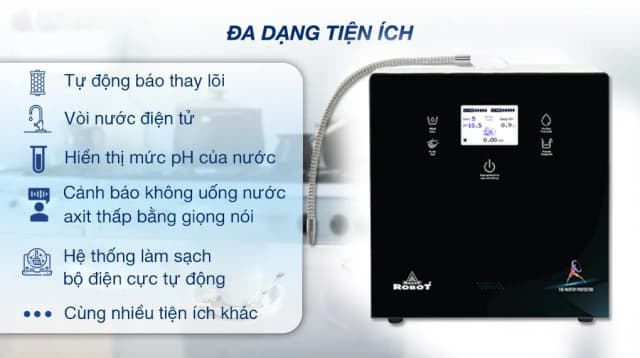 Top 1 so sánh giá Máy lọc nước điện giải ion kiềm ROBOT IonPrince 37X 3 tấm điện cực - Tìm sản phẩm giá rẻ nhất - Ảnh 3