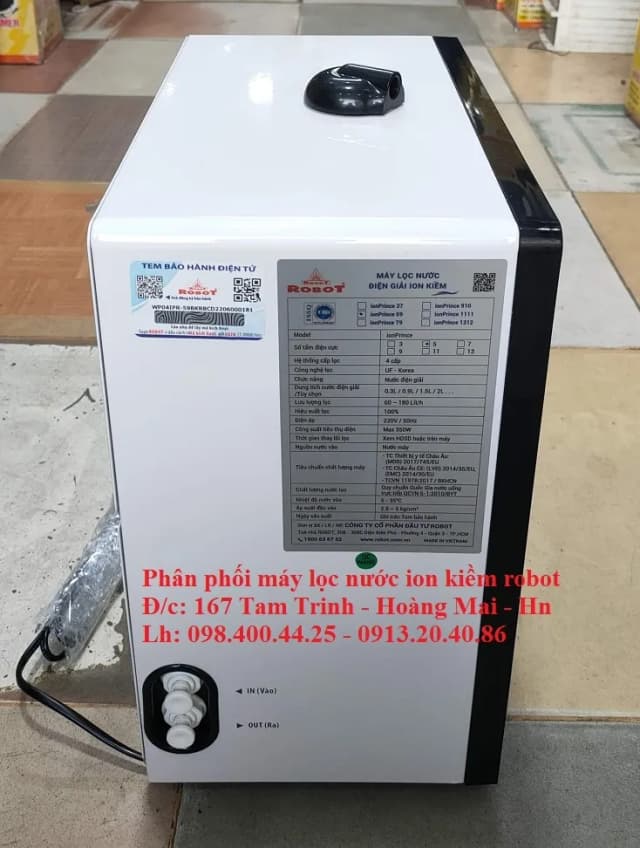 Top 1 so sánh giá Máy lọc nước điện giải ion kiềm ROBOT IonPrince 37X 3 tấm điện cực - Tìm sản phẩm giá rẻ nhất - Ảnh 23