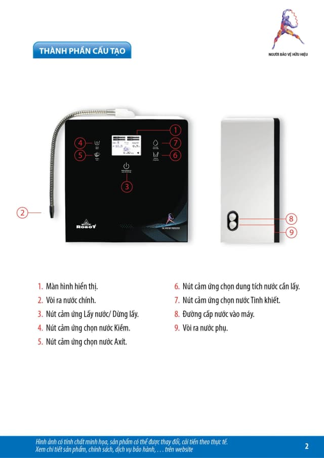 Top 1 so sánh giá Máy lọc nước điện giải ion kiềm ROBOT IonPrince 37X 3 tấm điện cực - Tìm sản phẩm giá rẻ nhất - Ảnh 41
