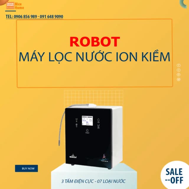 Top 1 so sánh giá Máy lọc nước điện giải ion kiềm ROBOT IonPrince 37X 3 tấm điện cực - Tìm sản phẩm giá rẻ nhất - Ảnh 47