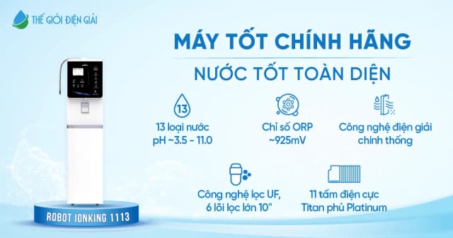 Top 1 so sánh giá Máy lọc nước điện giải ion kiềm ROBOT IonPrince 37X 3 tấm điện cực - Tìm sản phẩm giá rẻ nhất - Ảnh 93