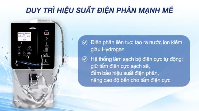 Top 1 so sánh giá Máy lọc nước điện giải ion kiềm nóng nguội lạnh ROBOT IonQueen 912X 9 tấm điện cực - Tìm sản phẩm giá rẻ nhất - Ảnh 15