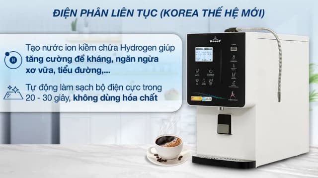 Top 1 so sánh giá Máy lọc nước điện giải ion kiềm nóng nguội lạnh ROBOT IonQueen 912X 9 tấm điện cực - Tìm sản phẩm giá rẻ nhất - Ảnh 27