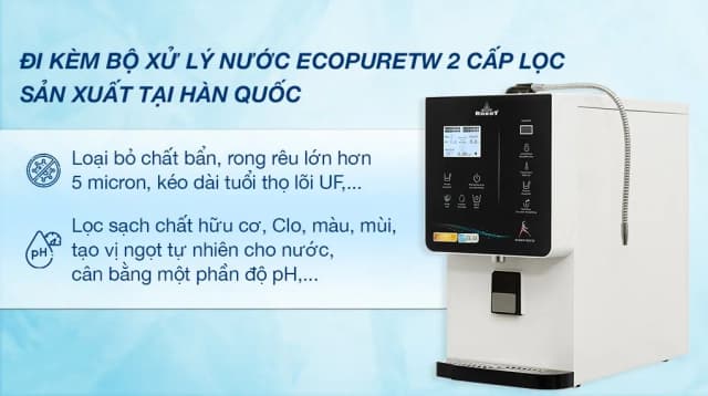 Top 1 so sánh giá Máy lọc nước điện giải ion kiềm nóng nguội lạnh ROBOT IonQueen 912X 9 tấm điện cực - Tìm sản phẩm giá rẻ nhất - Ảnh 38