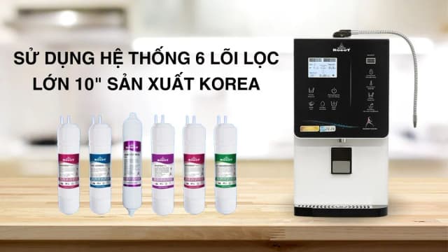 Top 1 so sánh giá Máy lọc nước điện giải ion kiềm nóng nguội lạnh ROBOT IonQueen 912X 9 tấm điện cực - Tìm sản phẩm giá rẻ nhất - Ảnh 62