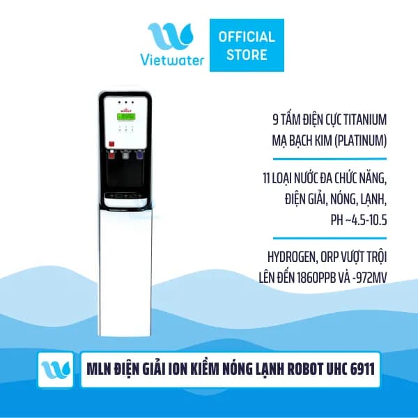 Top 1 so sánh giá Máy lọc nước điện giải ion kiềm nóng nguội lạnh ROBOT IonQueen 912X 9 tấm điện cực - Tìm sản phẩm giá rẻ nhất - Ảnh 64