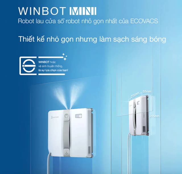 So sánh giá Robot lau kính ECOVACS Winbot Mini rẻ nhất? - Ảnh 8