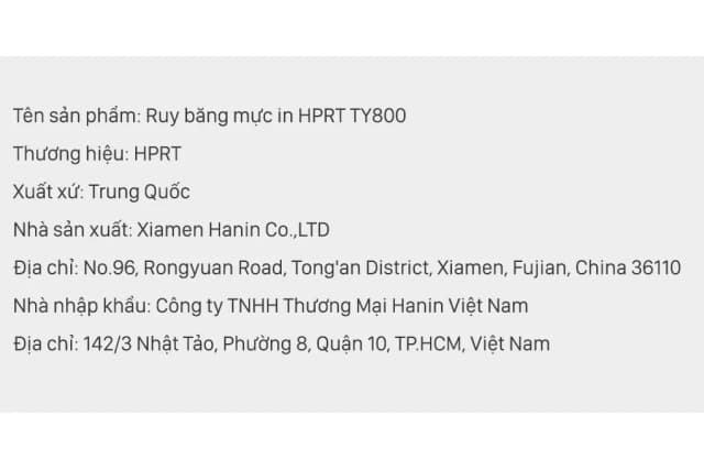 Top 1 so sánh giá Ruy băng mực in HPRT TY800 (dành cho máy in nhiệt HPRT MT800) - Tìm sản phẩm giá rẻ nhất - Ảnh 2