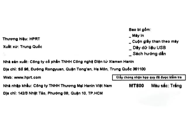 Top 1 so sánh giá Ruy băng mực in HPRT TY800 (dành cho máy in nhiệt HPRT MT800) - Tìm sản phẩm giá rẻ nhất - Ảnh 81