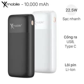 So sánh giá Pin sạc dự phòng 10000mAh Type C PD QC 3.0 22.5W Xmobile JP325 kèm Cáp Lightning và Cáp Type C rẻ nhất? - Ảnh 11