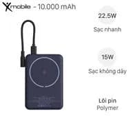 So sánh giá Pin sạc dự phòng 15000mAh Không dây Magnetic Qi2 Type C PD QC 3.0 100W Xmobile JP339 rẻ nhất? - Ảnh 8