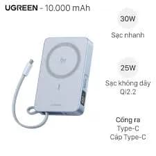 So sánh giá Pin sạc dự phòng 15000mAh Không dây Magnetic Qi2 Type C PD QC 3.0 100W Xmobile JP339 rẻ nhất? - Ảnh 9