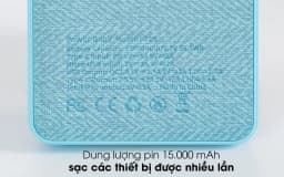 Pin sạc dự phòng Polymer 15.000 mAh Type C PD QC3.0 18W Xmobile PowerBox P72D - Giá rẻ nhất hôm nay - Ảnh 3