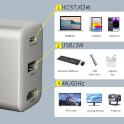 Sạc nhanh 2 cổng USB Type-C GaN 65W MicroPack MWC-265H - Giá rẻ nhất hôm nay - Ảnh 3