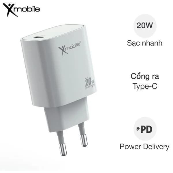 Sạc nhanh Type C PD 20W Xmobile CS-20W01 - Ảnh 29