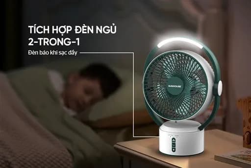 So sánh giá Quạt sạc điện Sunhouse 5 cánh SHD7116 25W rẻ nhất? - Ảnh 13