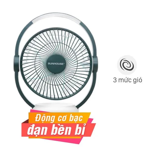 So sánh giá Quạt sạc điện Sunhouse 5 cánh SHD7116 25W rẻ nhất? - Ảnh 8