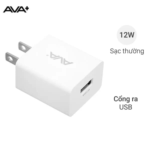 Sạc USB 12W AVA+ ASUC01 - Ảnh 31
