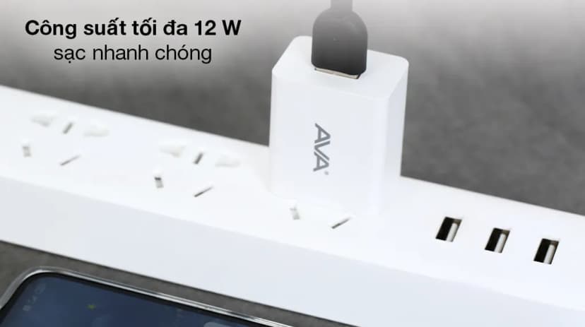 Sạc USB 12W AVA+ ASUC01 - Giá rẻ nhất hôm nay - Ảnh 2