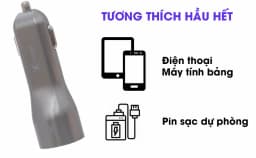 Sạc xe hơi 2 cổng USB 10W Xmobile TS-C063S - Giá rẻ nhất hôm nay - Ảnh 4