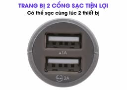 Sạc xe hơi 2 cổng USB 10W Xmobile TS-C063S - Giá rẻ nhất hôm nay - Ảnh 5