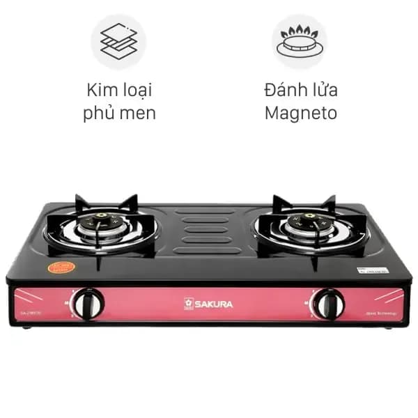 So sánh giá Bếp ga đôi Sakura SA-2181EB rẻ nhất? - Ảnh 3