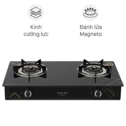 Bếp ga đôi Sakura SA-2375GB