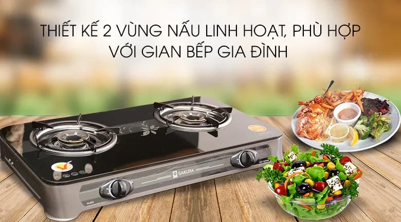 So sánh giá Bếp ga đôi Sakura SA-650G - Tìm sản phẩm giá rẻ nhất - Ảnh 10