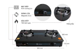 So sánh giá Bếp ga đôi Sakura SA-690GH - Tìm sản phẩm giá rẻ nhất - Ảnh 12