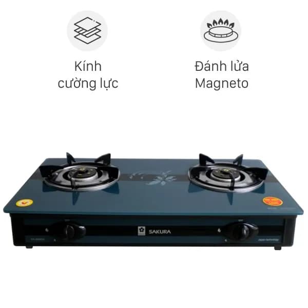 So sánh giá Bếp ga đôi Sakura SA-690GH rẻ nhất? - Ảnh 5
