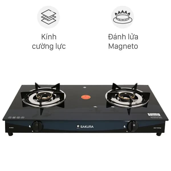 Bếp ga đôi Sakura SA-692SG - Ảnh 11