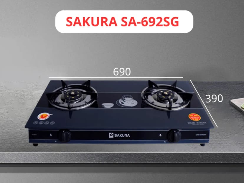 Bếp ga đôi Sakura SA-692SG - Giá rẻ nhất hôm nay - Ảnh 12