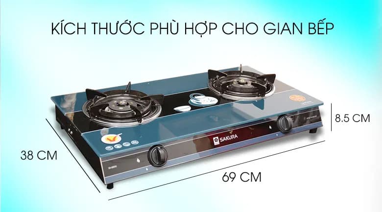 Bếp ga đôi Sakura SA-692SG - Giá rẻ nhất hôm nay - Ảnh 13