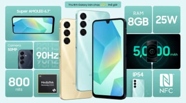 Điện thoại Samsung Galaxy A16 5G 8GB/256GB - 7