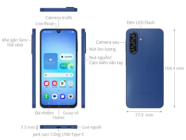 Điện thoại Samsung Galaxy A17 5G 8GB/128GB - 18