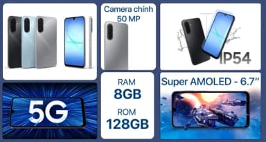 Điện thoại Samsung Galaxy A17 5G 8GB/128GB - 9