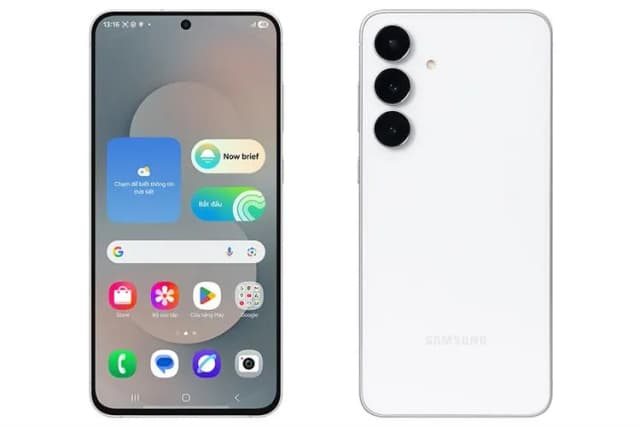 Điện thoại Samsung Galaxy S25 FE 5G 8GB/512GB Trắng/Xanh Navy - 1