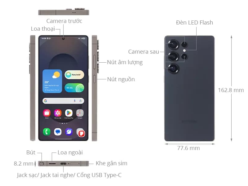 So sánh giá Điện thoại Samsung Galaxy S25 Ultra 5G 12GB/1TB - Tìm sản phẩm giá rẻ nhất - Ảnh 14
