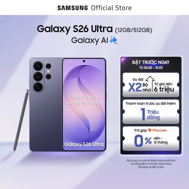 So sánh giá Điện thoại Samsung Galaxy S26 Ultra 5G 12GB/512GB rẻ nhất? - Ảnh 12
