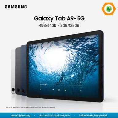 Máy tính bảng Samsung Galaxy Tab A9+ 5G 4GB/64GB - 12